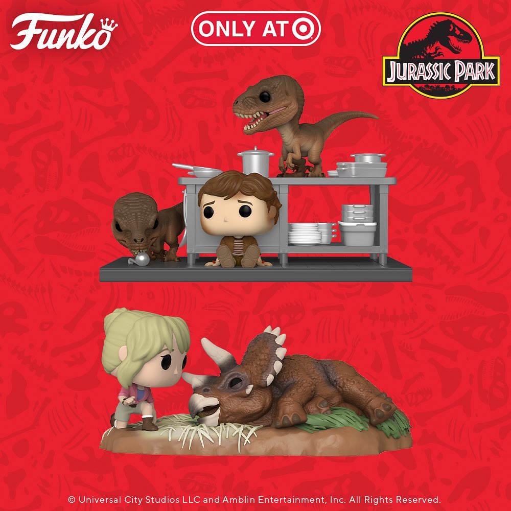 Target Jurassic Park Funko Exclusives 